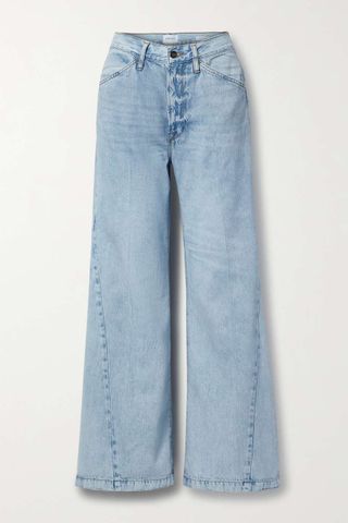 Frame + Le Baggy High-Rise Wide-Leg Jeans