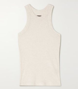 Wsly + The Rivington Ribbed Stretch-Tencel Lyocell Tank