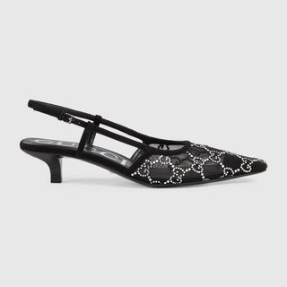 Gucci + Slingback Crystal Pumps