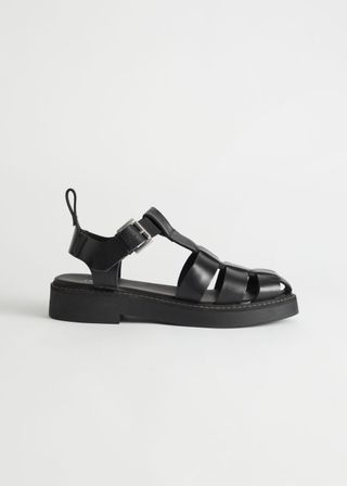 & Other Stories + Chunky Leather Gladiator Sandals