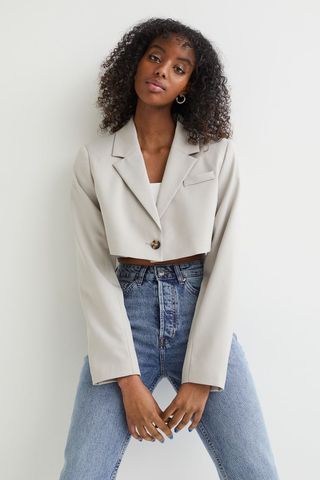 H&M + Crop Blazer