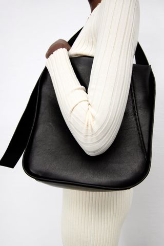 Zara + Leather Tote
