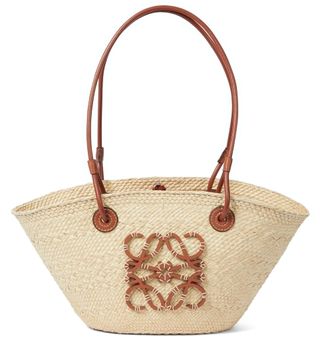 Loewe + Paula's Ibiza Anagram Small Basket Bag