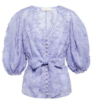 Zimmermann + Silk and Linen Blouse