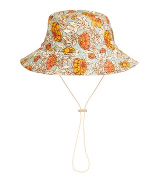 Zimmermann + Floral Linen Bucket Hat