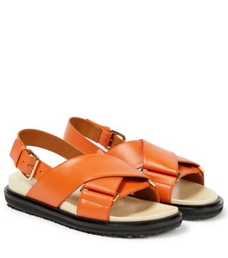 Marni + Fussbett Leather Sandals