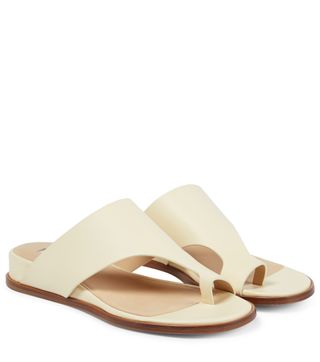 Gabriela Hearst + Medici Leather Thong Sandals