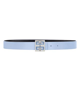 Givenchy + 4g Buckle Reversible Skinny Leather Belt
