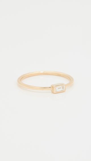 Gemma + Baguette Bezel Ring