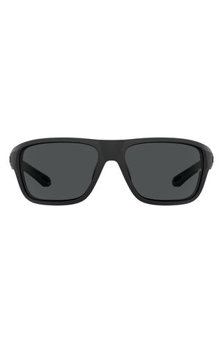 Under Armour + 65mm Oversize Sport Sunglasses