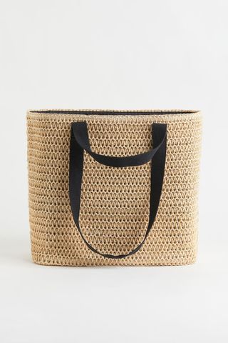 H&M + Straw Weekend Bag