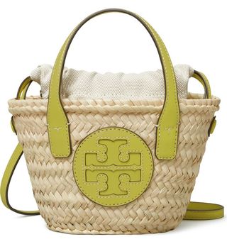 Tory Burch + Ella Mini Straw Basket Bag