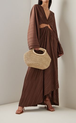 Significant Other + Akila Cutout Plisse Maxi Dress