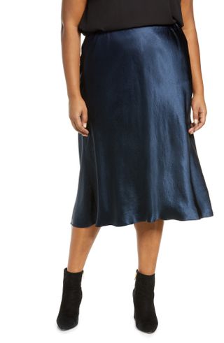 Vince + Satin Slip Skirt