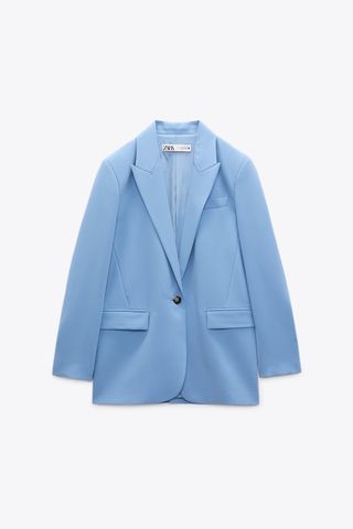 Zara + Oversized Blazer With Pockets