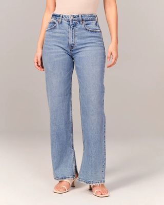 Abercrombie & Fitch + Curve Love High Rise 90s Relaxed Jeans