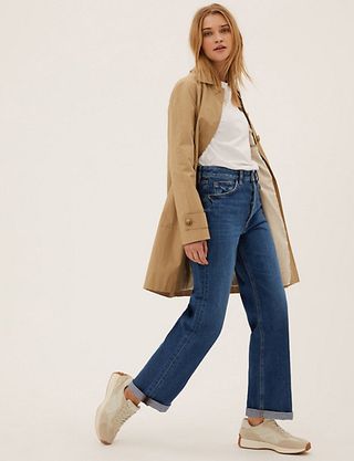 Marks & Spencer + Boyfriend Jeans With Recycled Cotton