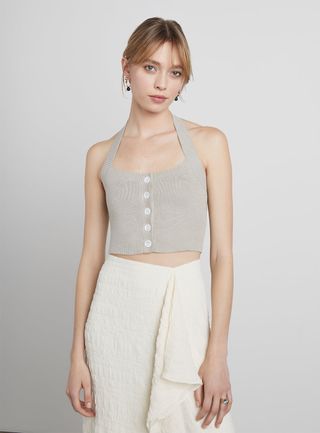 Who What Wear Collection + Eros Knit Halter Top
