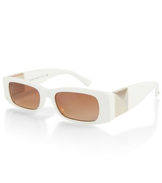Valentino + Rectangular Sunglasses