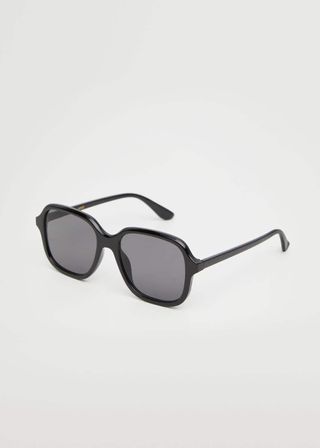 Mango + Acetate Frame Sunglasses