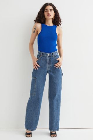 H&M + Workwear Straight Jeans