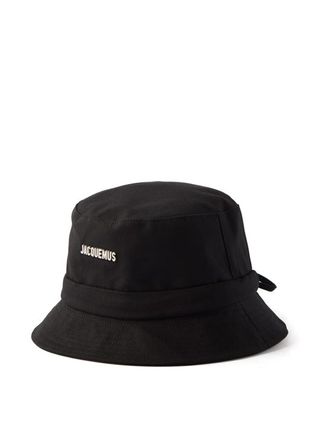 Jacquemus + Black Le Bob Gadjo Beach Hat