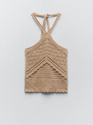 Zara + Knit Halter Top