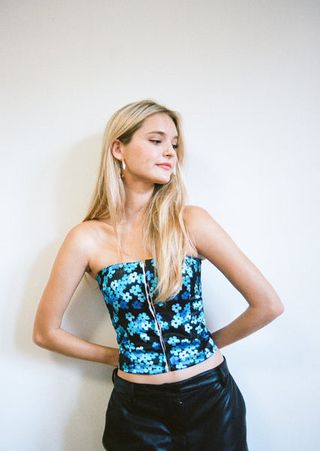 Cool Is a Construct + Alessia Corset in Bowery Blues