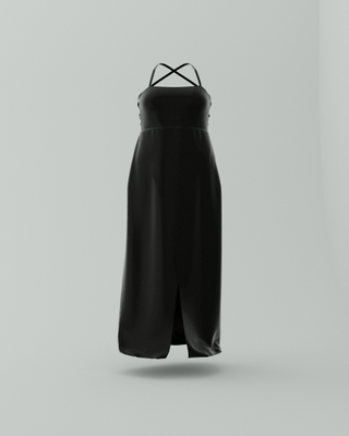 We Are Kin + The Strappy Maxi in Black