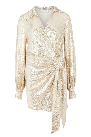 Never Fully Dressed + Curve Sequin Vienna Wrap Dress
