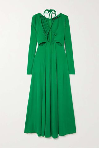 Proenza Schouler + Cutout Jersey Maxi Dress