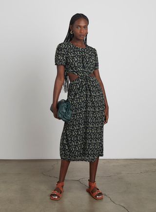 Who What Wear Collection + Drew Cutout Twist Midi Dress