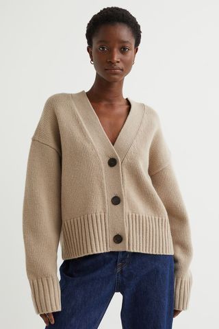 H&M + Knitted Wool Cardigan