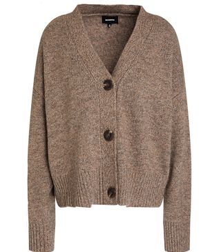 Monrow + Marled Wool and Cashmere-Blend Cardigan