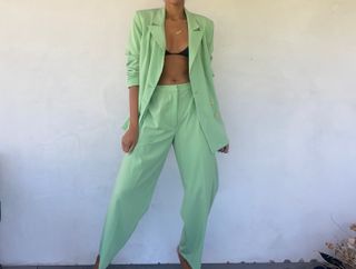 Elia Vintage + Lime Pant Suit