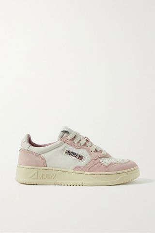 Autry + Medalist Low Leather and Suede Sneakers