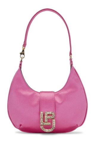 Les Petits Joueurs + Cindy Baguette Bag in Flamingo Pink