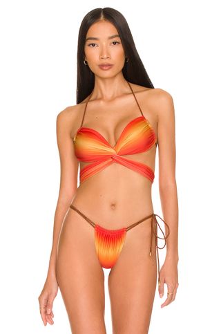 Vix Swimwear + Livia Bikini Top in Multi