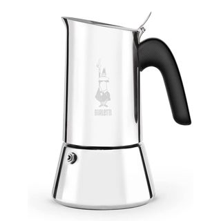 Bialetti + Venus Stainless Steel Induction-Capable Stovetop Espresso Maker
