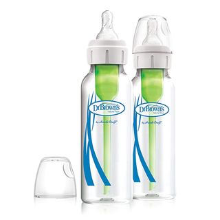 Dr. Brown's + Natural Flow Options+ Narrow Glass Baby Bottles