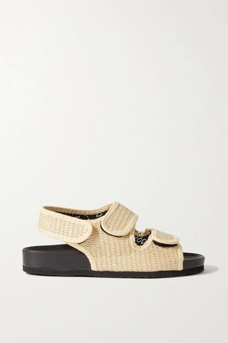 Arizona Love + Striped Raffia Sandals