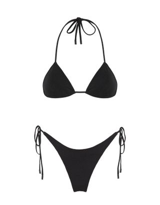 Triangl + Vinca Bikini in Ebony Black