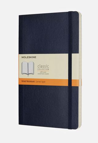 Moleskine + Classic Softcover Ruled Notebook