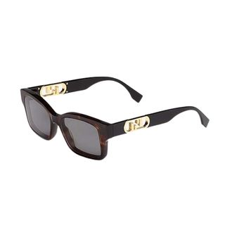 Fendi + O'Lock Havana Acetate Sunglasses