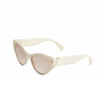 Fendi + Fendi First White Acetate Sunglasses