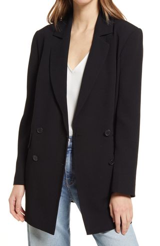 Halogen + Relaxed Double Breasted Blazer