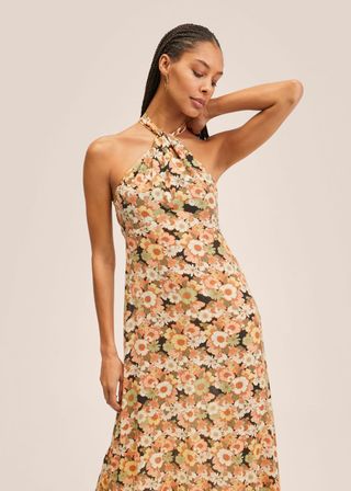 Mango + Floral Print Dress