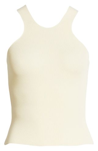 Topshop + Open Stitch Sleeveless Henley Sweater Vest