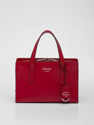 Prada + Re-Edition 1995 Brushed-Leather Mini Handbag