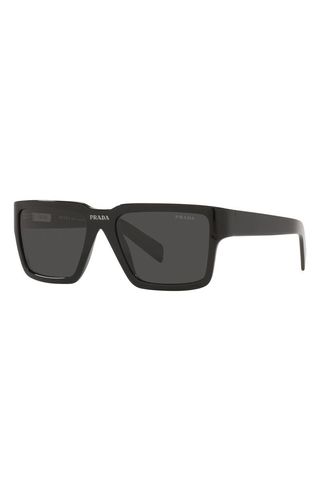 Prada + Square-Frame Sunglasses